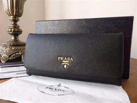 prada wallet saffiano nero|authentic prada saffiano leather wallet.